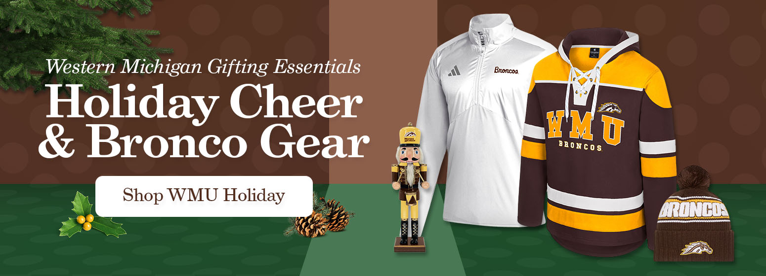 Western Michigan Gifting Essentials | Holiday Cheer & Bronco Gear | Shop Western Michigan Holiday